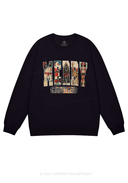 Retro Christmas Y2K Sweatshirt Cherrykitten