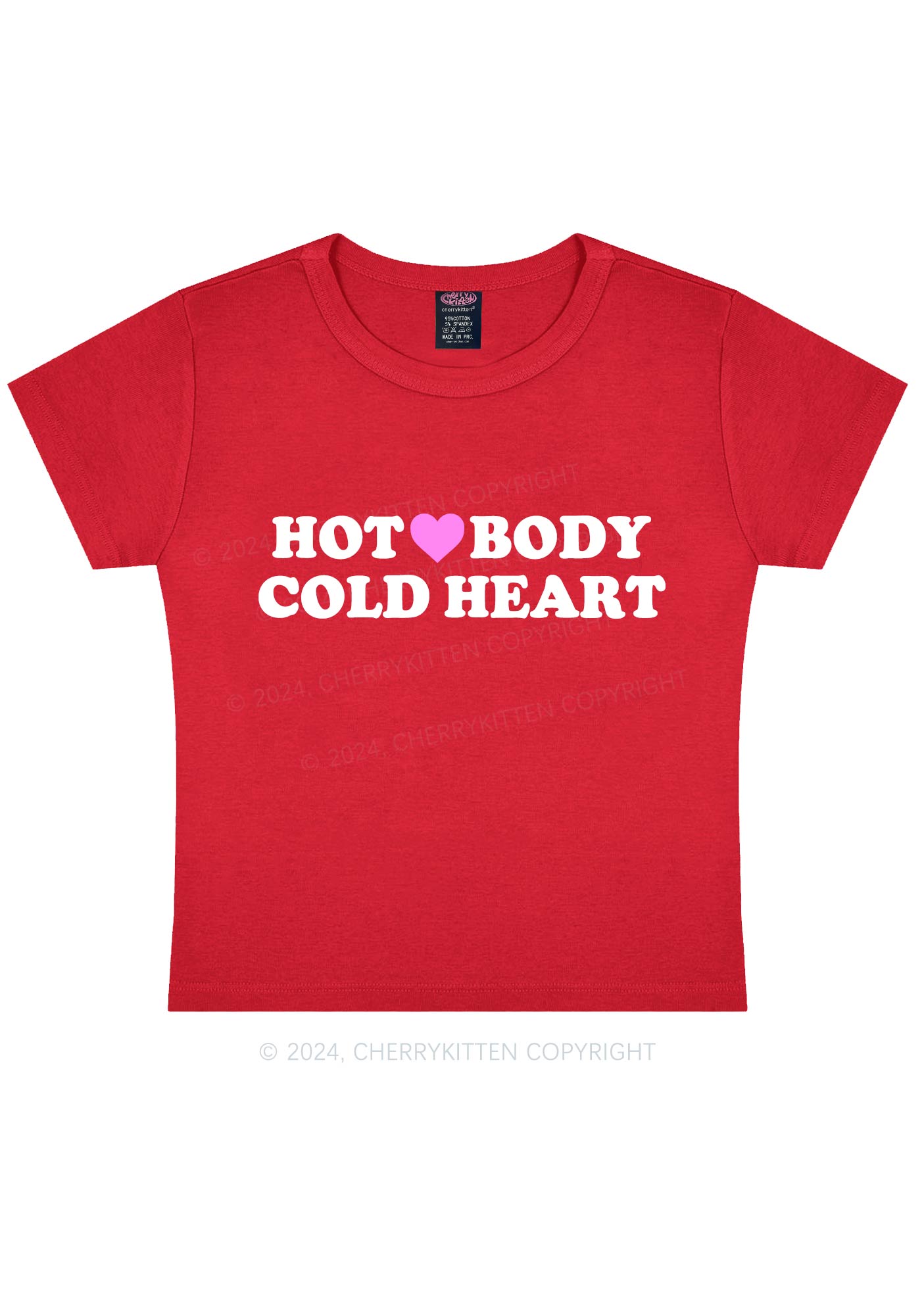 Hot Body Y2K Baby Tee Cherrykitten