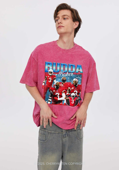 Blue Budda Y2K Super Bowl Washed Tee Cherrykitten