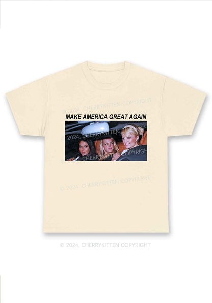 Make America Great Again Y2K Chunky Shirt Cherrykitten