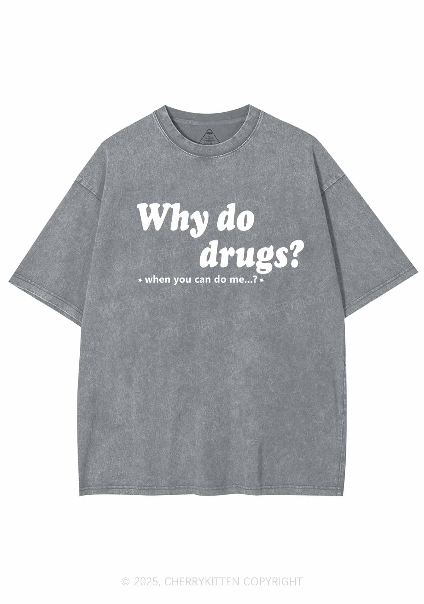 Why Do Drxgs Y2K Washed Tee Cherrykitten