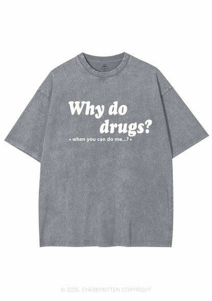 Why Do Drxgs Y2K Washed Tee Cherrykitten