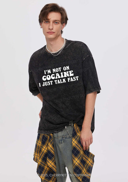 Im Not On Cola Y2K Washed Tee Cherrykitten