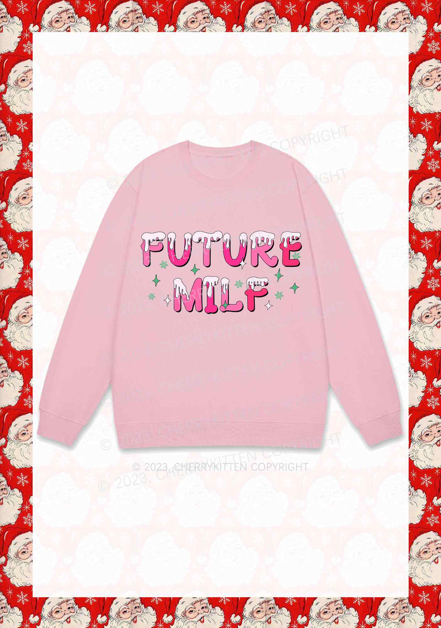 Snowflake Future Mxxf Christmas Y2K Sweatshirt Cherrykitten