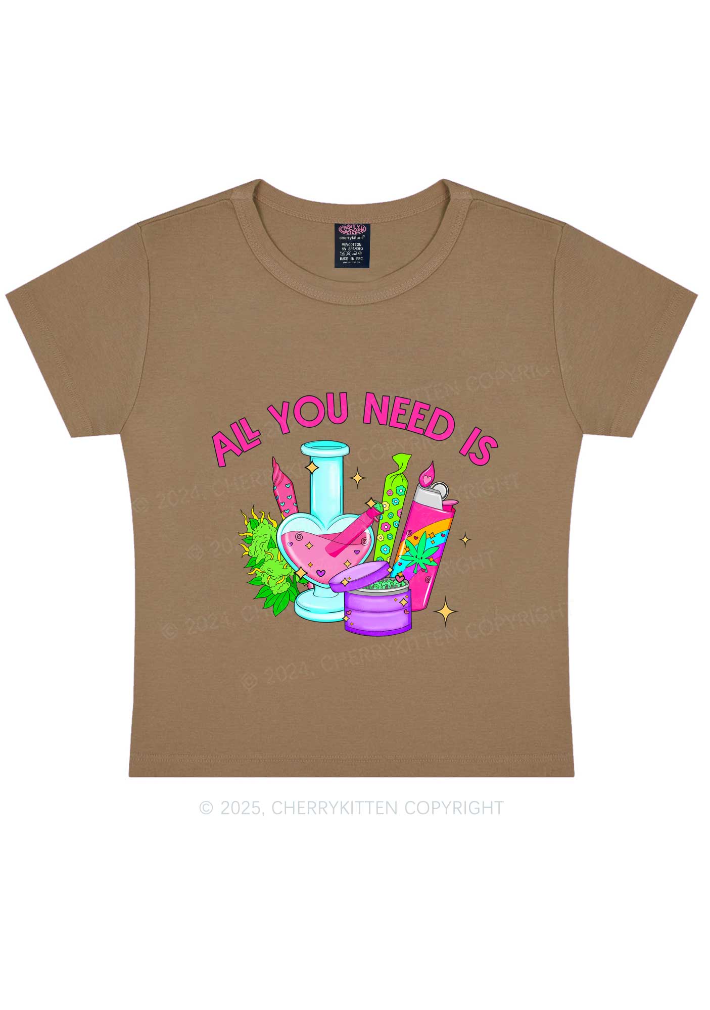 All You Need Is Y2K Baby Tee Cherrykitten