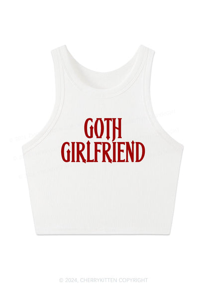 Goth Girlfriend Y2K Crop Tank Top Cherrykitten