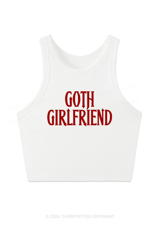 Goth Girlfriend Y2K Crop Tank Top Cherrykitten