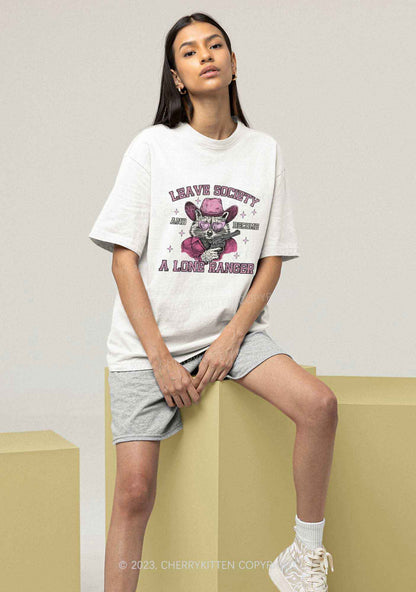 Leave Society Y2K Chunky Shirt Cherrykitten