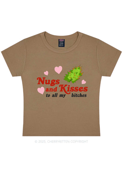 Nxgs And Kisses Y2K Baby Tee Cherrykitten