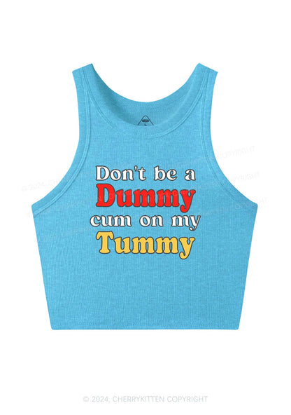 Dont Be A Dummy Y2K Crop Tank Top Cherrykitten