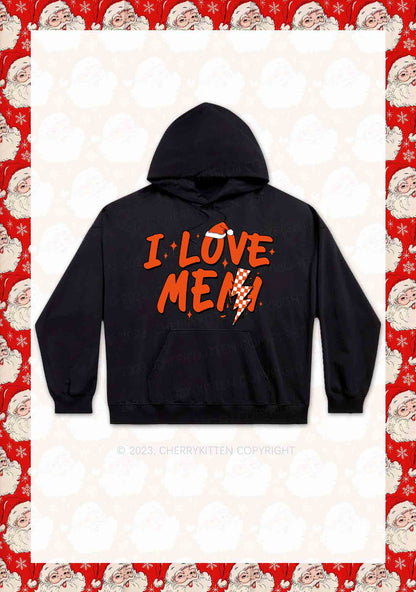 Love Me Not Men Christmas Y2K Hoodie Cherrykitten