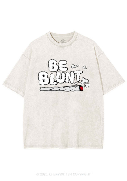 Be Blunt Y2K Washed Tee Cherrykitten