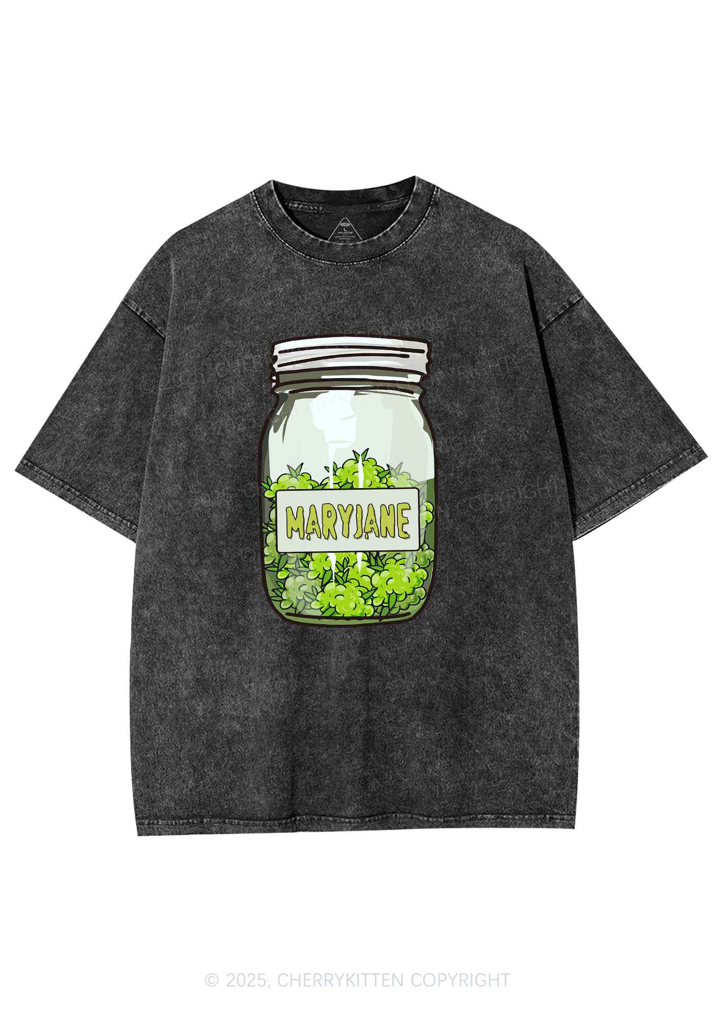 Mary Jane Wxxd Jar Y2K Washed Tee Cherrykitten