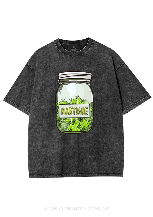 Mary Jane Wxxd Jar Y2K Washed Tee Cherrykitten