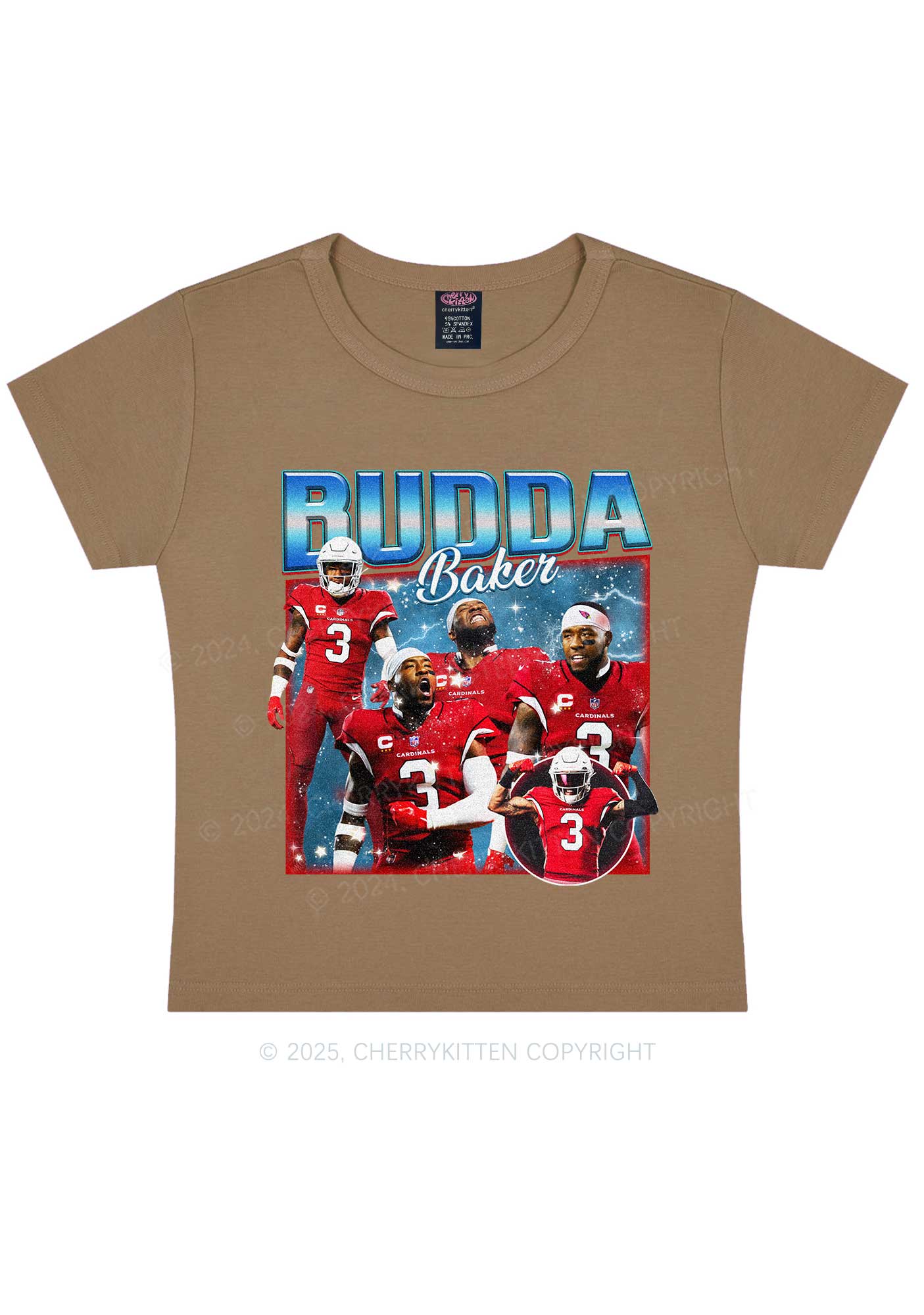 Blue Budda Y2K Super Bowl Baby Tee Cherrykitten