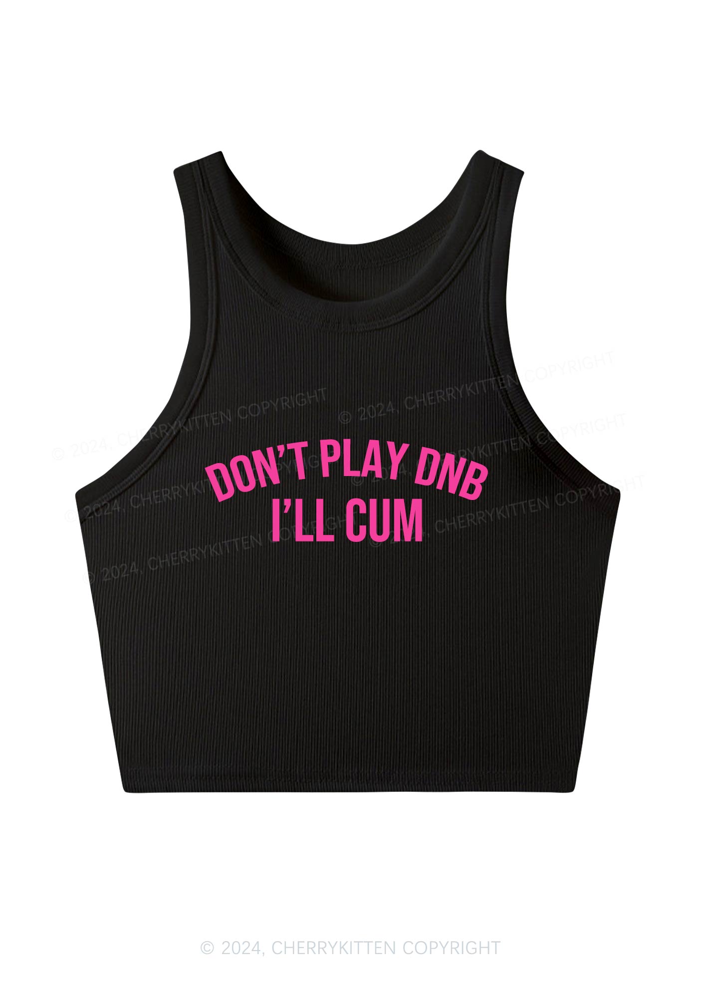 Don't Play DNB Y2K Crop Tank Top Cherrykitten