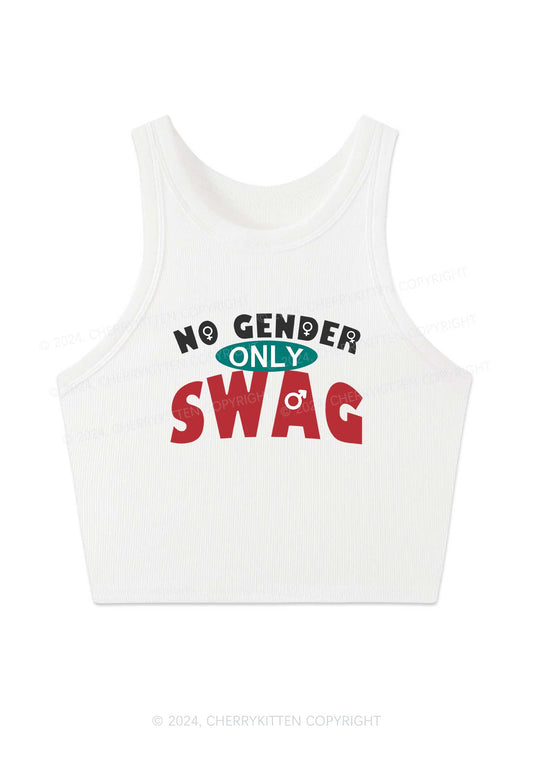 No Gender Only Swag Y2K Crop Tank Top Cherrykitten