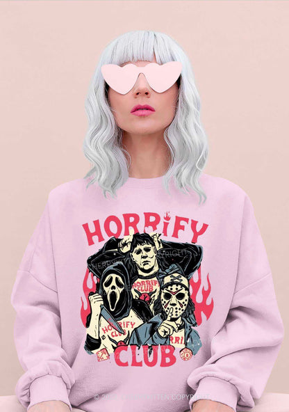 Horrify Club Halloween Y2K Sweatshirt Cherrykitten