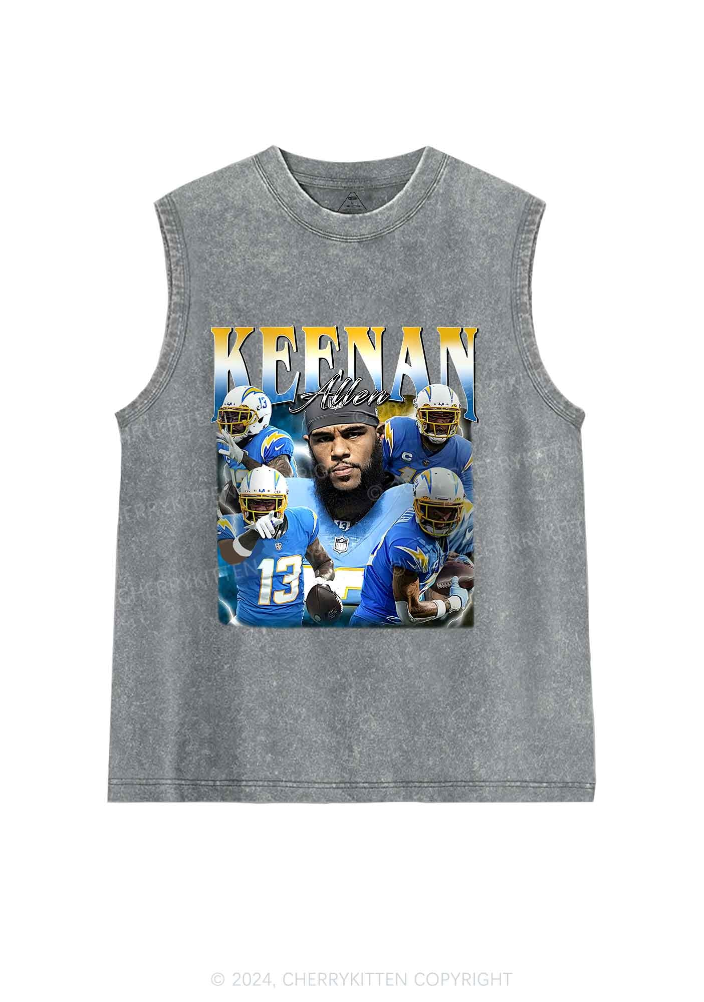 Vintage Keenan Y2K Super Bowl Washed Tank Cherrykitten