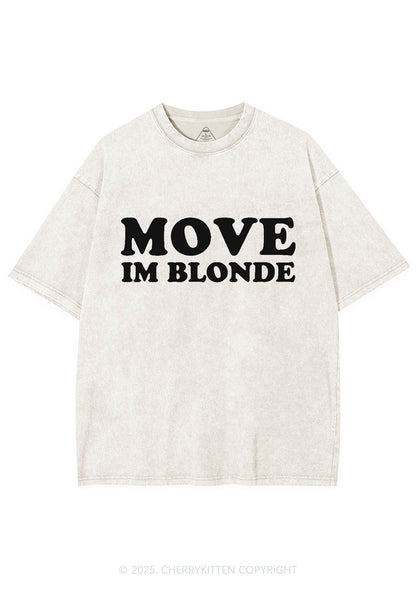 Move Im Blonde Y2K Washed Tee Cherrykitten