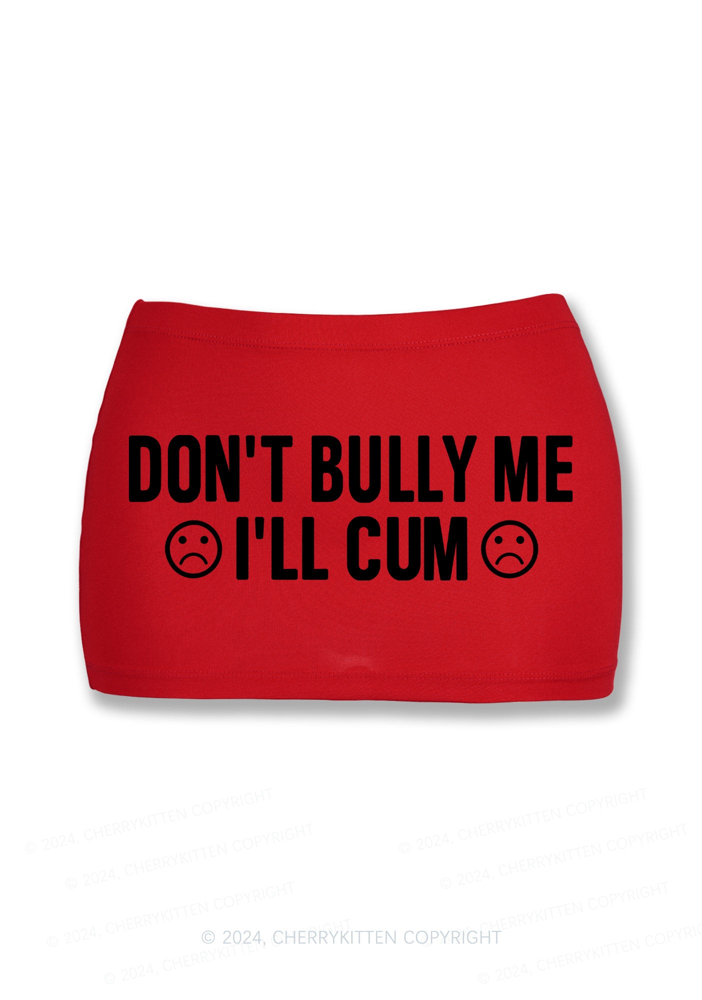 Don't Bully Me Y2K Mini Hip Skirt Cherrykitten