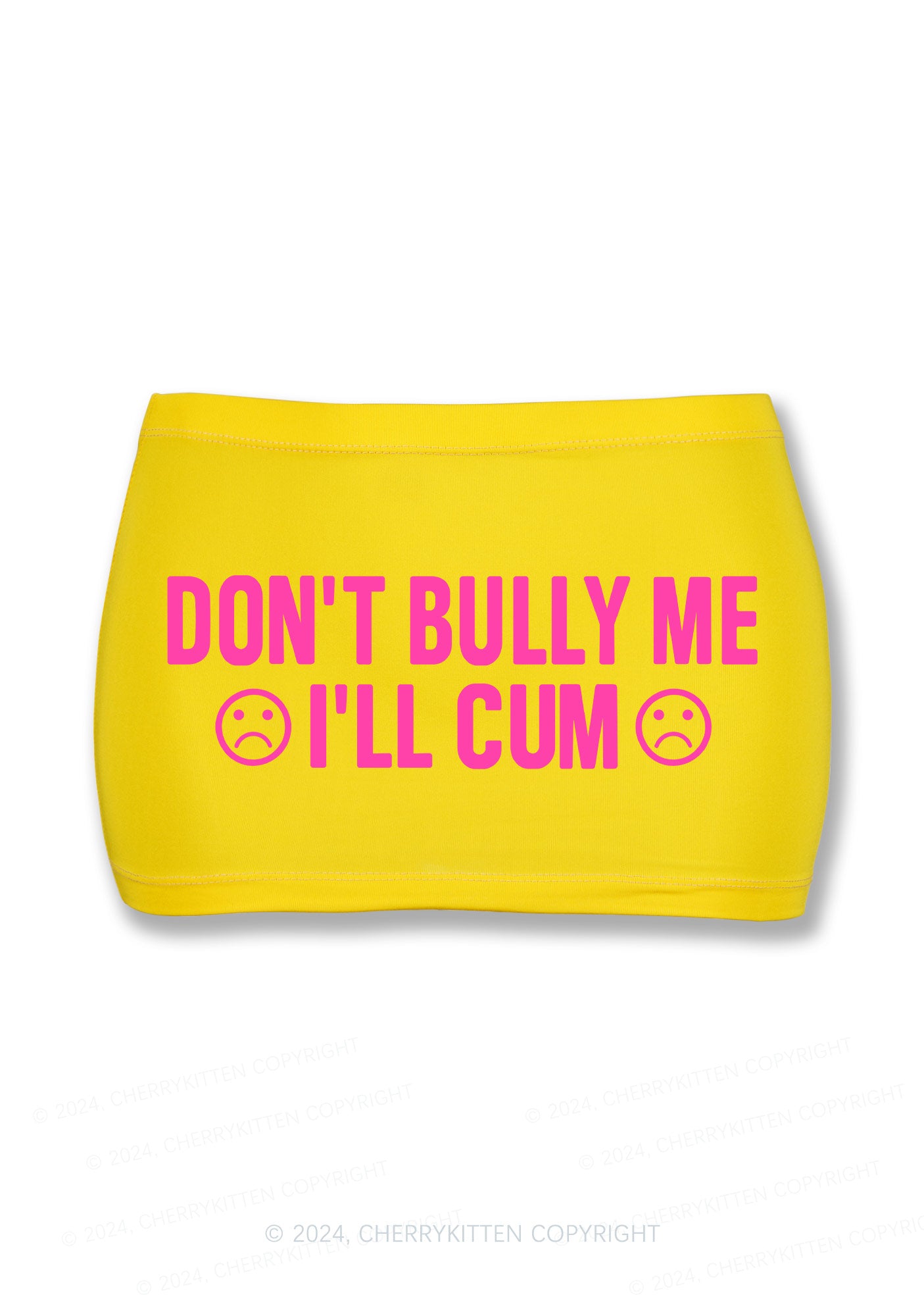 Don't Bully Me Y2K Mini Hip Skirt Cherrykitten