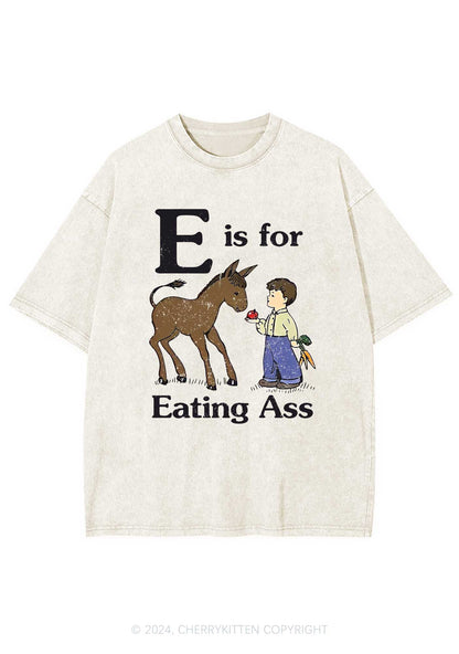 E Is For Eating Axx Y2K Washed Tee Cherrykitten