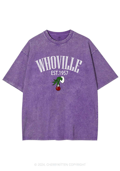 Christmas Whoville Y2K Washed Tee Cherrykitten