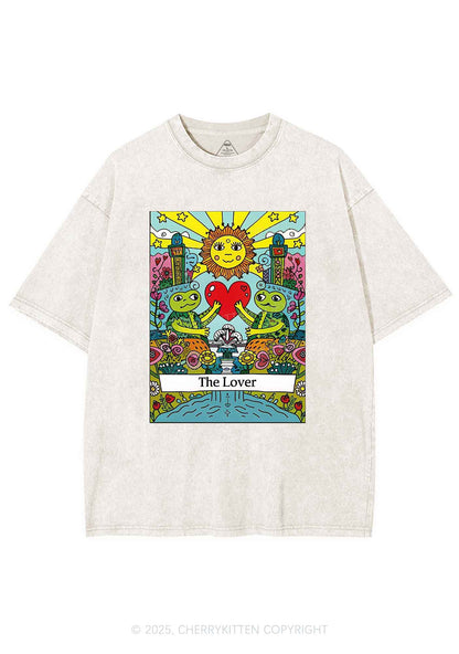 The Lover Frog Y2K Washed Tee Cherrykitten