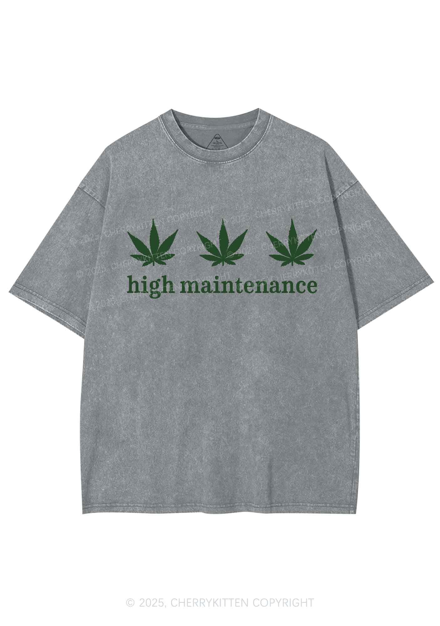 High Maintenance Y2K Washed Tee Cherrykitten