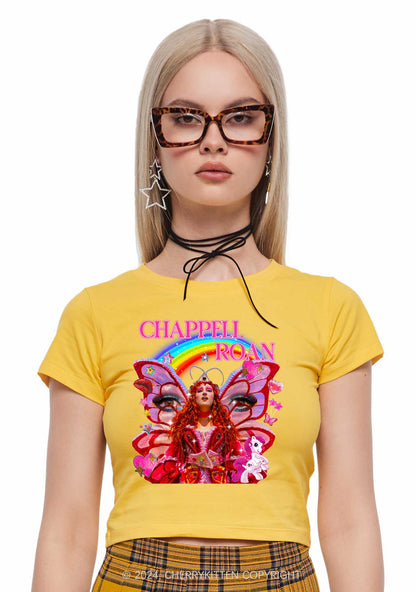 CR Fairy Tour Y2K Baby Tee Cherrykitten