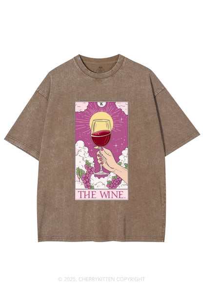 The Wine Y2K Washed Tee Cherrykitten