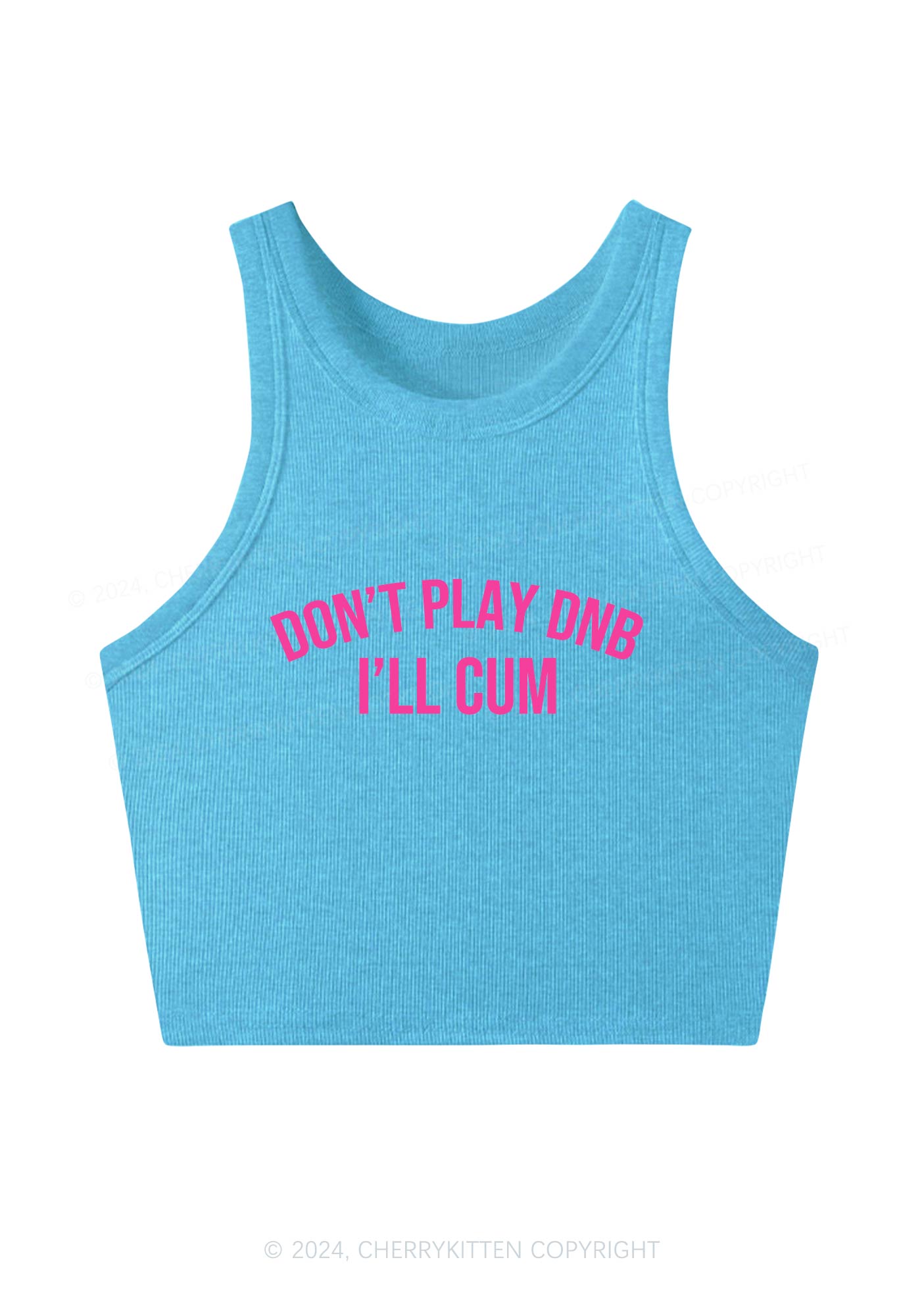 Don't Play DNB Y2K Crop Tank Top Cherrykitten