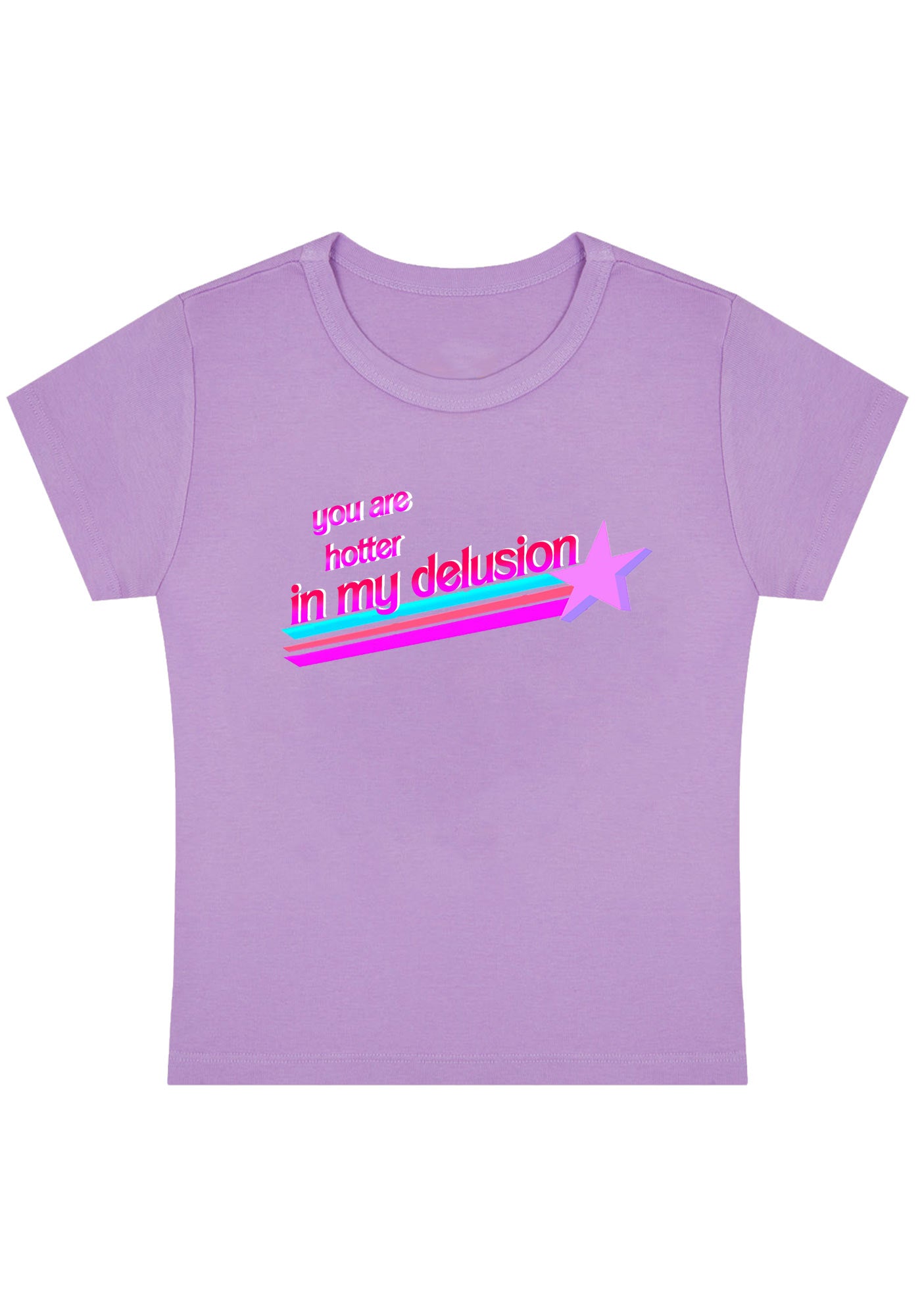 Curvy You Are Hotter In My Delusion Baby Tee