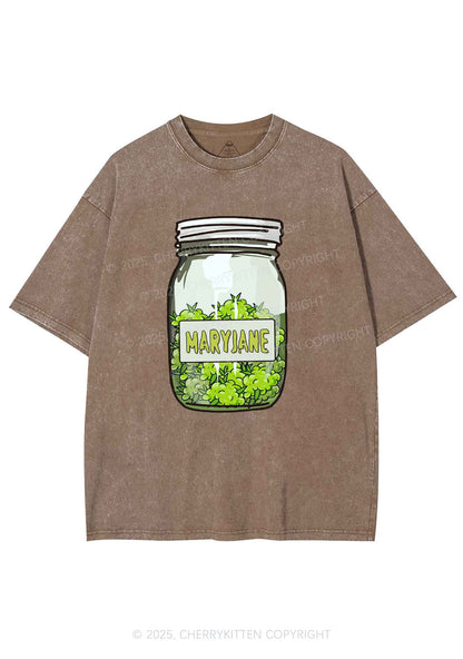 Mary Jane Wxxd Jar Y2K Washed Tee Cherrykitten