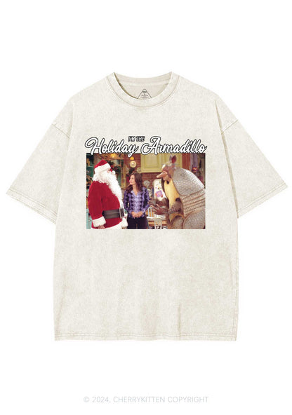 Christmas Holiday Y2K Washed Tee Cherrykitten