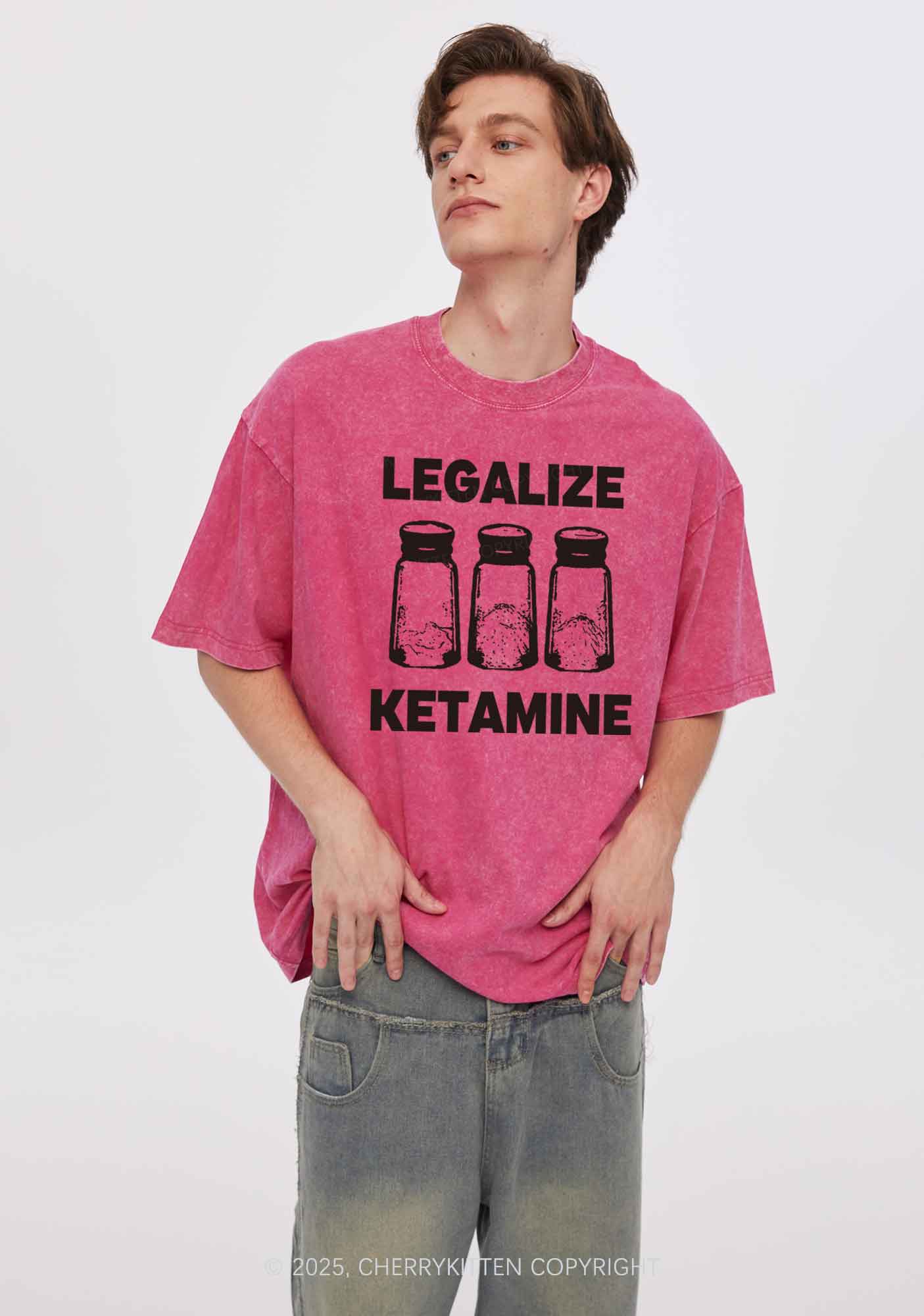 Legalize K Y2K Washed Tee Cherrykitten