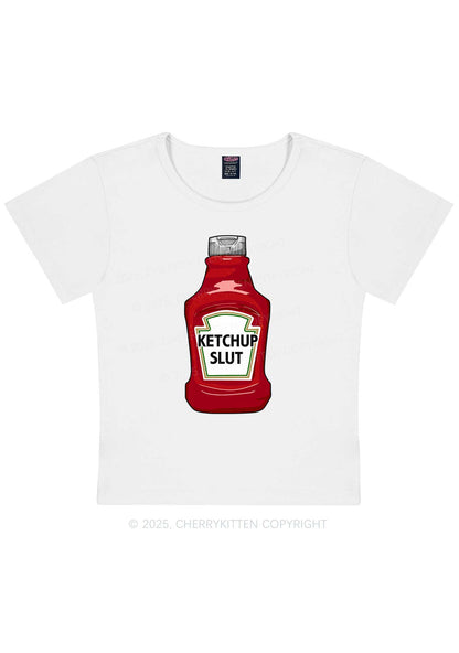 Ketchup Slxt Y2K Baby Tee Cherrykitten