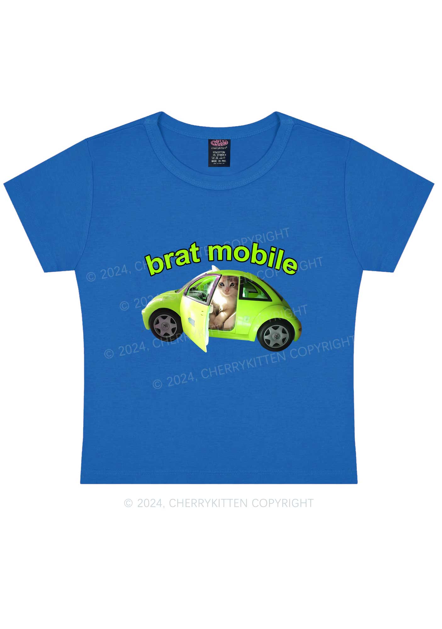 Brat Mobile Y2K Baby Tee Cherrykitten