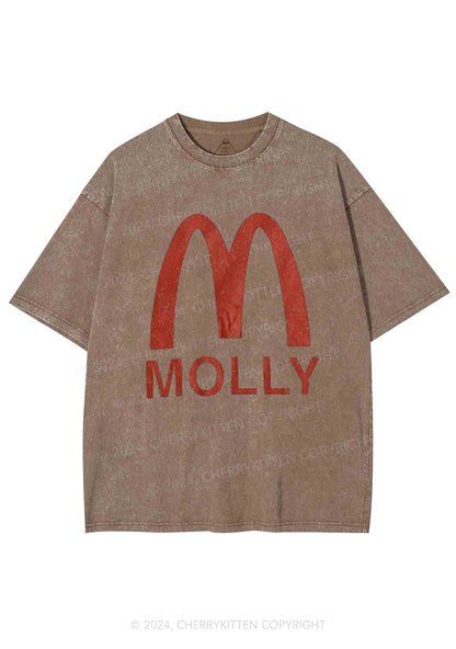 Red Molly Y2K Washed Tee Cherrykitten