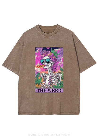 The Wxxd Skeleton Y2K Washed Tee Cherrykitten