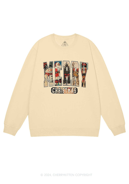 Retro Christmas Y2K Sweatshirt Cherrykitten