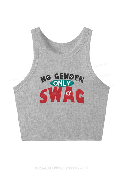 No Gender Only Swag Y2K Crop Tank Top Cherrykitten