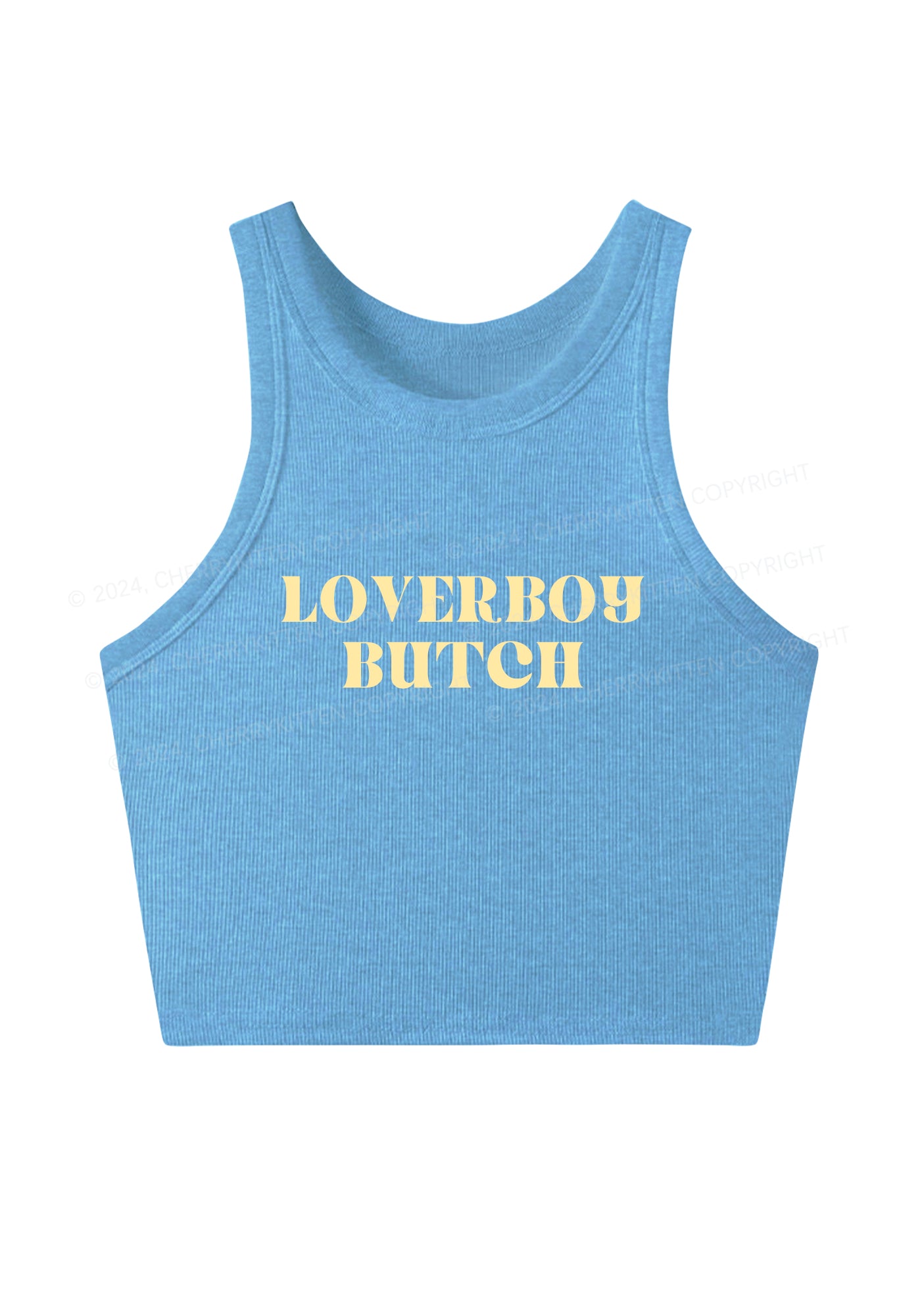 Loverboy Butch Y2K Crop Tank Top Cherrykitten