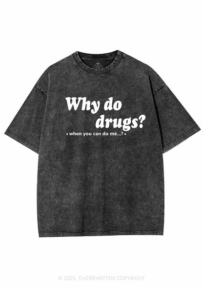 Why Do Drxgs Y2K Washed Tee Cherrykitten