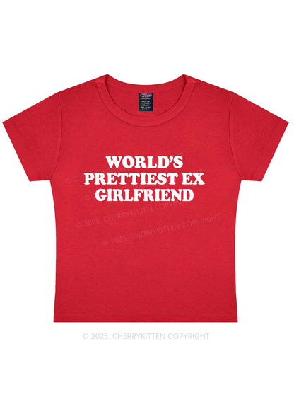 Worlds Prettiest Ex Girlfriend Y2K Baby Tee Cherrykitten