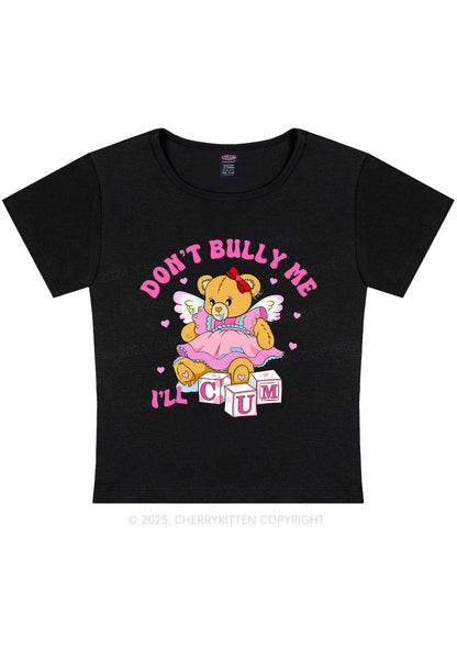 Dont Bully Bear Y2K Baby Tee Cherrykitten