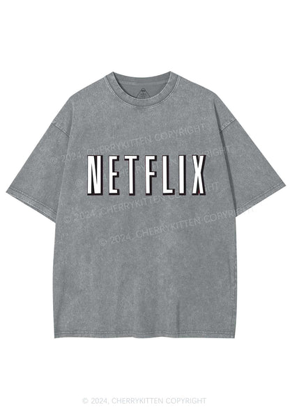 Netflix Y2K Valentine's Day Washed Tee Cherrykitten