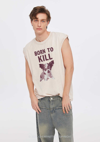 Born To Kill Y2K Washed Tank Cherrykitten