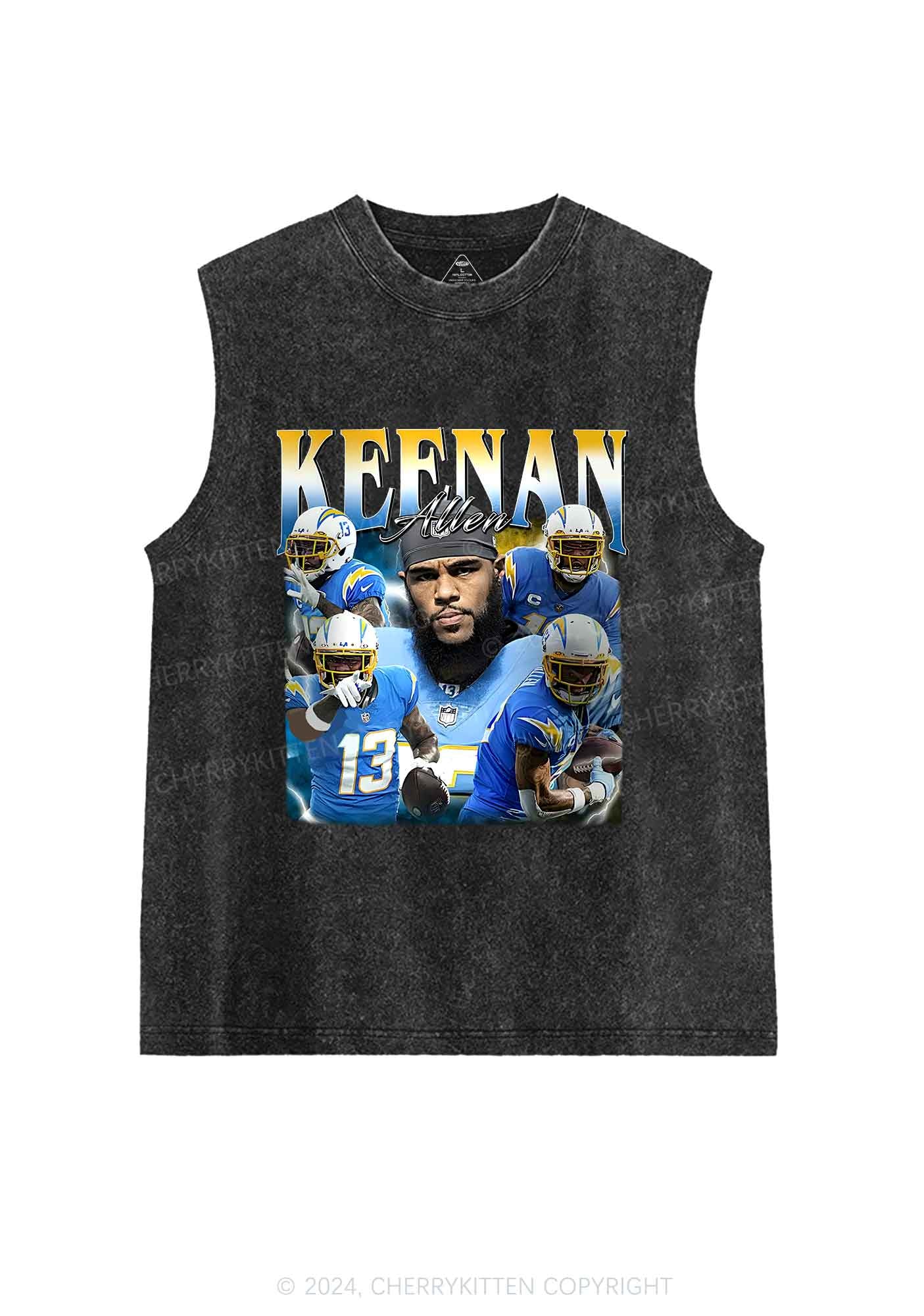 Vintage Keenan Y2K Super Bowl Washed Tank Cherrykitten